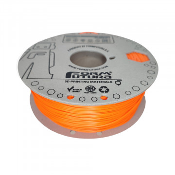 Rola reala de filament 1.75mm FormFutura EasyFil ePLA Pure Orange 1kg - Filamente3D.ro