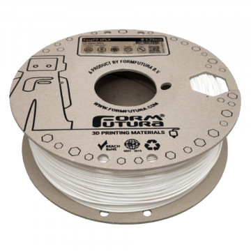 Rola reala de filament 1.75mm FormFutura EasyFil ePLA Signal White 1kg - Filamente3D.ro