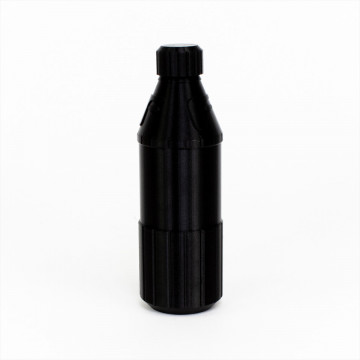 Sticla printata 3D din filament 1.75mm FormFutura ReForm rPET Black (negru) 1kg - Filamente3D.ro