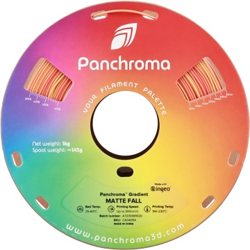 Rola frontal filament Polymaker Panchroma PLA Gradient Matte Fall 1kg - Filamente3D.ro