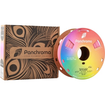 Rola si ambalaj filament Polymaker Panchroma PLA Gradient Matte Spring 1kg - Filamente3D.ro