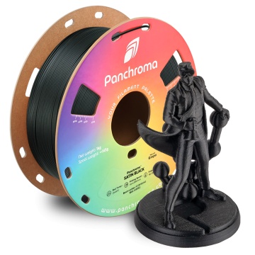 Rola si statueta Polyman printat din filament Polymaker Panchroma Satin Black 1kg - Filamente3D.ro