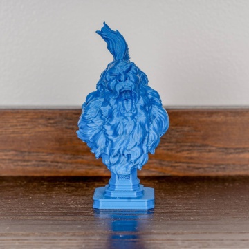 Statueta monstrulet printat din filament Polymaker Panchroma Satin Blue 1kg - Filamente3D.ro