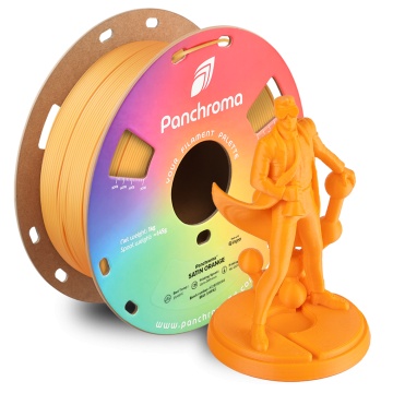 Rola si statueta Polyman printat din filament Polymaker Panchroma Satin Orange 1kg - Filamente3D.ro