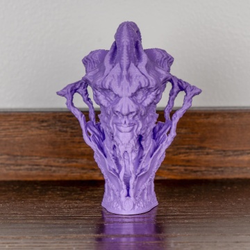 Statueta monstru printat din filament Polymaker Panchroma Satin Purple 1kg - Filamente3D.ro