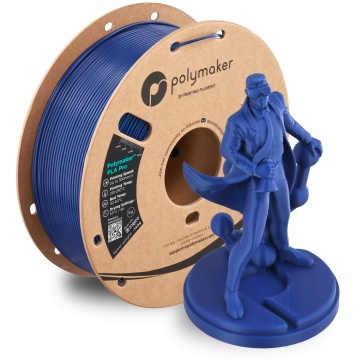 Rola si statueta printata din filament 1.75mm Polymaker PLA Pro - High Speed Tough PLA Blue (albastru) 1kg
