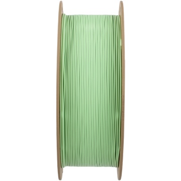 Lateral rola de filament 1.75mm Polymaker PLA Pro - High Speed Tough PLA Light Green (verde) 1kg