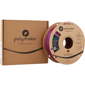 Cutie si rola de filament 1.75mm Polymaker PLA Pro - High Speed Tough PLA Metallic Plum (violet) 1kg