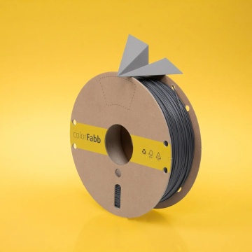 Rola si avion printat din filament colorFabb LW-PLA-HT Dark Gray 750g - Filamente3D.ro