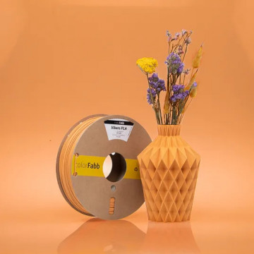Rola si vaza printata din filament ColorFabb Vibers PLA Pastel Orange 750g - Filamente3D.ro