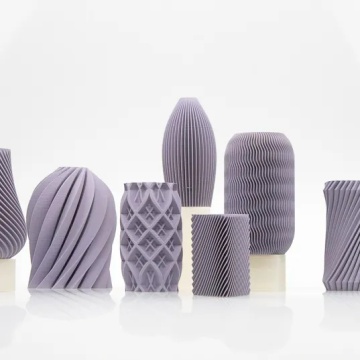 Vaze printate din filament ColorFabb Vibers PLA Pastel Purple 750g - Filamente3D.ro