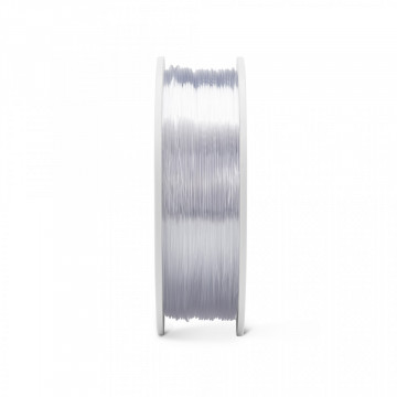 Lateral rola de filament Fiberlogy Easy PET-G Pure Transparent 850g - Filamente3D.ro