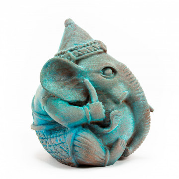 Statueta elefant - imagine - printata 3D din filament FormFutura MetalFil - Classic Copper (cupru clasic) - Filamente3D.ro