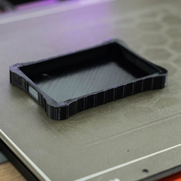 Carcasa printata din filament FormFutura Python Flex - TPU98A - Black (negru) 500g - Filamente3D.ro