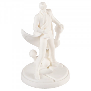 Statueta Polyman printata 3D din filament Polymaker PolyLite ABS White (alb)1kg - Filamente3D.ro