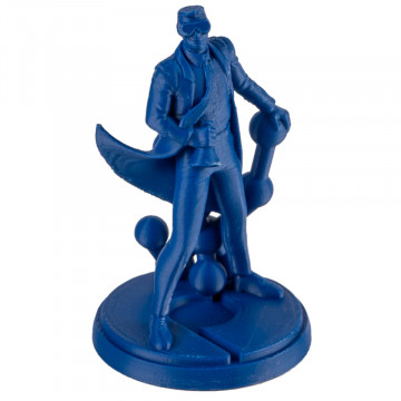 Statueta Polyman printata 3D din filament Polymaker PolyLite ASA Blue 1kg - Filamente3D.ro