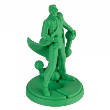 Statueta Polyman printata 3D din filament Polymaker PolyLite PLA PRO Green (verde)1kg - Filamente3D.ro