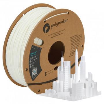 Castel printat 3D din filament Polymaker PolyLite PLA PRO White (alb)1kg si rola - Filamente3D.ro