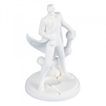 Statueta Polyman printata 3D din filament Polymaker PolyLite PLA PRO White (alb)1kg - Filamente3D.ro