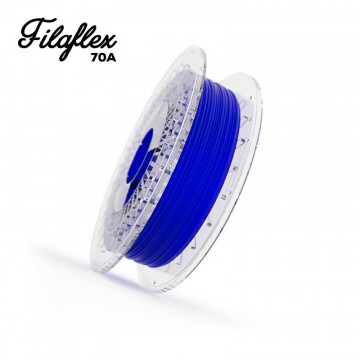 Filament Recreus FilaFlex 70A Navy Blue (albastru) cu text - Filamente3D.ro