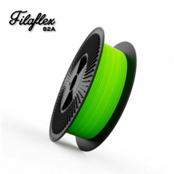 Filament Recreus FilaFlex Original 82A Green (verde) 3kg si text - Filamente3D.ro