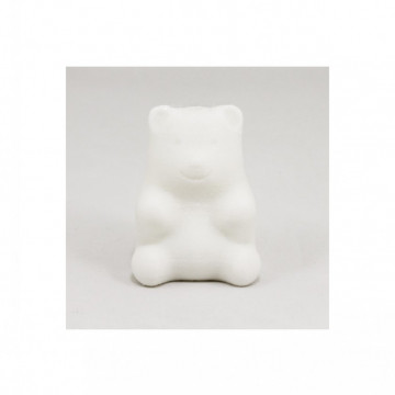 Ursulet printat 3D din filament Recreus FilaFlex Original 82A White (alb) 500g - Filamente3D.ro
