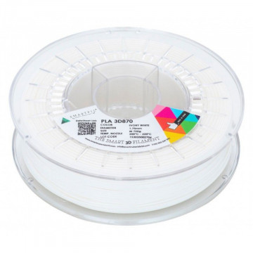 Filament SmartFil PLA 3D870 Ivory White (alb) 750g