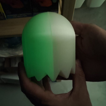 Fantomita printata din filament SmartFil PLA Green Glow (fosforescent) 750g - Filamente3D.ro