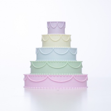 Tort de jucarie printata din filament SmartFil PLA Pastel Mint (verde deschis) 1kg - Filamente3D.ro