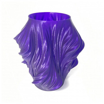 Vaza printata 3D din filament Smart Materials 3D SmartFil PLA Wisteria (mov) - RAL 4005 - 1kg - Filamente3D.ro