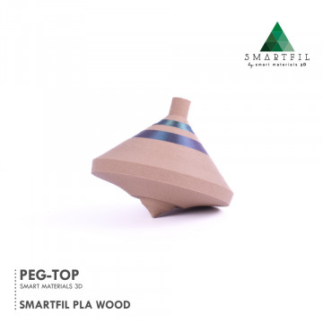 Titirez printat 3D din filament SmartFil PLA Wood Acacia 750g - Filamente3D.ro