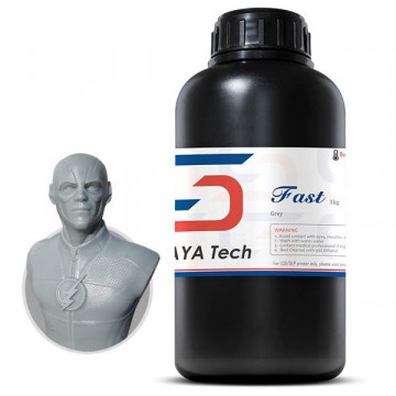 Sticla si bust miniatura printata din rasina SIRAYA TECH Fast ABS-Like - Grey (gri) 1kg - Filamente3D.ro