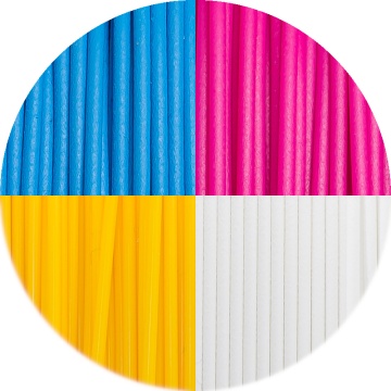 Culori filamente Fiberlogy Easy PLA CMYK 4 x 500g - Filamente3D.ro