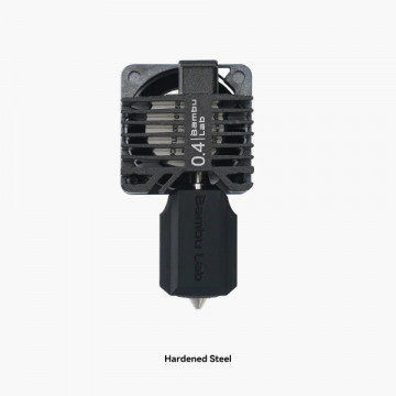 BambuLab X1 Series - Ansamblu Hotend cu duză din oțel întărit 0.4 mm - Filamente3D.ro
