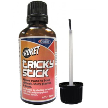 Deluxe Materials - grund Tricky Stick pentru EPP, EPO, acetali, cauciucuri fluorurate, siliconi, polietilena, polipropilena - 50ml