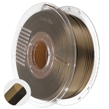 Filament 1.75 mm AzureFilm PLA Silk Dual Color Obsidian Moss (multicolor) 1kg