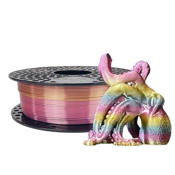 Filament 1.75 mm AzureFilm PLA Silk Rainbow Tropicana (multicolor) 1kg