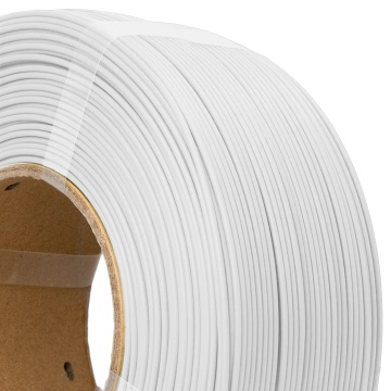 Detaliu rola de filament 1.75 mm AzureFilm ReFill PLA Matte HS White (alb) 1kg - Filamente3D.ro