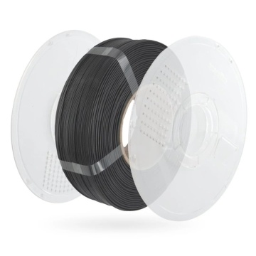 Montare ReFill PLA AzureFilm Silk Black 1kg pe masterspool - Filamente3D.ro