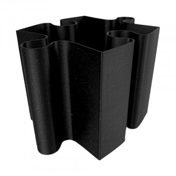 Piesa puzzle printata din filament Fiberlogy ASA Black 750g - Filamente3D.ro