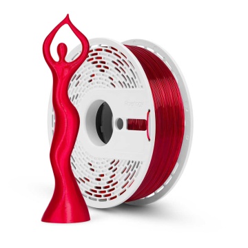 Rola si statueta printata din filament 1.75 mm Fiberlogy HS PLA CLEAR Pink (roz transparent) 850g - Filamente3D.ro