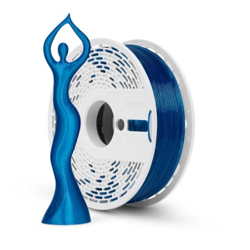 Rola si statueta printata din filament 1.75 mm Fiberlogy HS PLA CLEAR Turquoise (turcoaz transparent) 850g - Filamente3D.ro