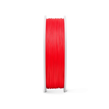 Lateral rola de filament Fiberlogy MattFlex 40D Red 850g - Filamente3D.ro