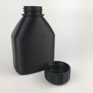 Sticla printata din filament Fiberlogy PP Black 750g - Filamente3D.ro