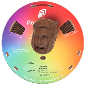 Rola si cap statueta om printata din filament 1.75 mm Polymaker Panchroma CoPE Brown 1kg - Filamente3D.ro