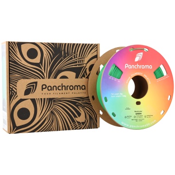 Ambalaj si rola de filament 1.75 mm Polymaker Panchroma CoPE Green 1kg - Filamente3D.ro