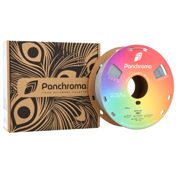 Ambalaj si rola de filament 1.75 mm Polymaker Panchroma CoPE Grey 1kg - Filamente3D.ro