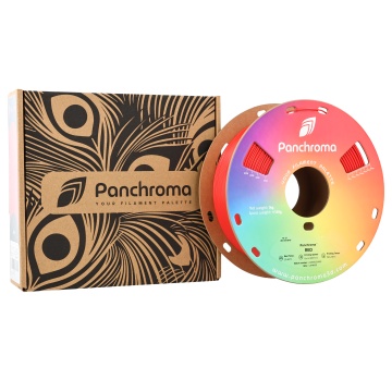 Ambalaj si rola de filament 1.75 mm Polymaker Panchroma CoPE Red 1kg - Filamente3D.ro