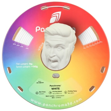 Rola si cap statueta om printata din filament 1.75 mm Polymaker Panchroma CoPE White 1kg - Filamente3D.ro