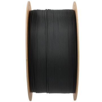 Lateral rola de filament 1.75 mm Polymaker Fiberon PET-CF17 Black (negru) 3kg - Filamente3D.ro
